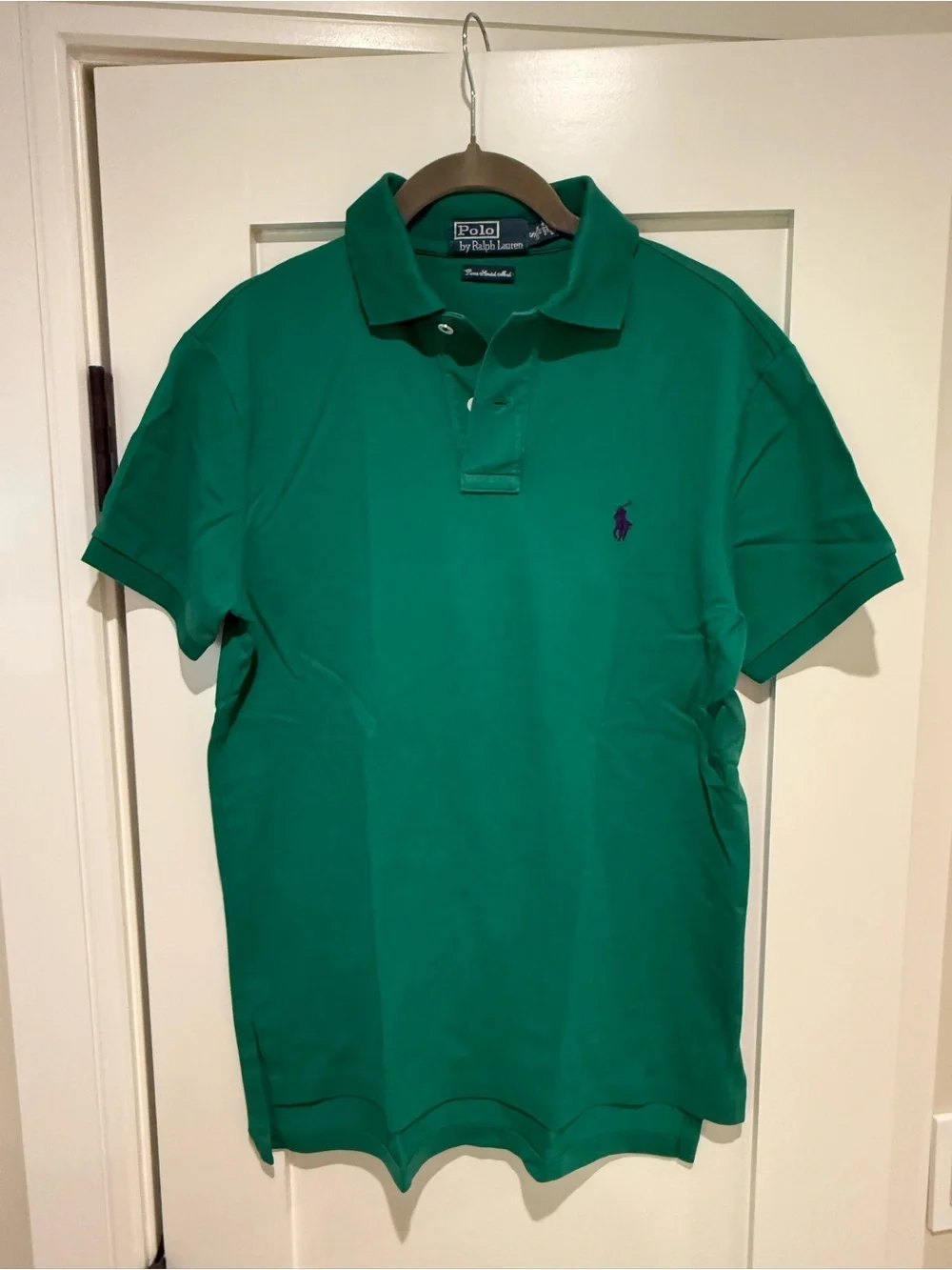 Ralph Lauren Green Polo with Purple Pony